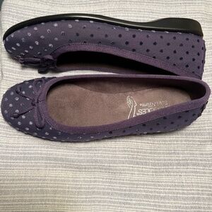 Aerosoles Teashop Bow Polka Dot Ballet Flat Size 8 New In Box